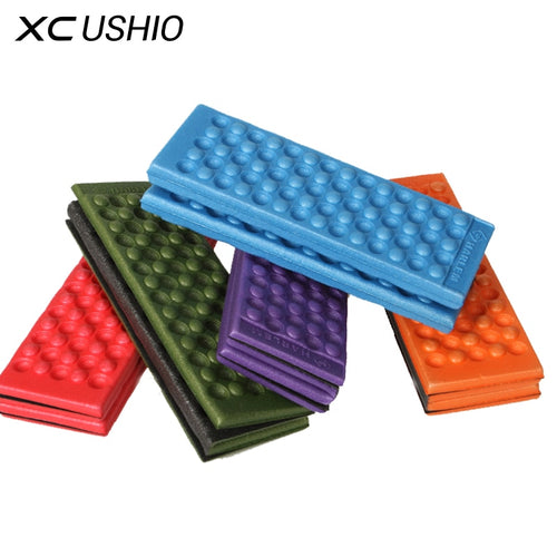 XC USHIO Foldable Folding Outdoor Camping Mat XPE Waterproof Seat Foam Pad Chair Picnic Moisture-proof Mattress Beach Mat Pad