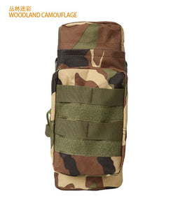 Water Bottle Bag Tactical Military Molle System Kettle Pouch Holder Waist Shoulder Bag for Army Fans Climbing Camping Hiking Bag