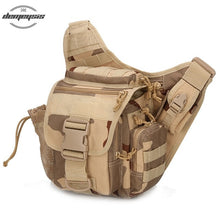 Load image into Gallery viewer, Men&#39;s Military Tactical Bag, Molle Army Sport Shoulder Bag, Outdoor Hiking Travel Climbing Bags Crossbody Bag