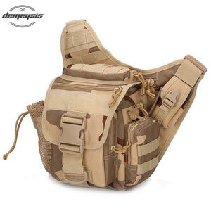 Men's Military Tactical Bag, Molle Army Sport Shoulder Bag, Outdoor Hiking Travel Climbing Bags Crossbody Bag