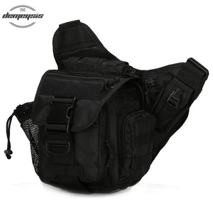 Men's Military Tactical Bag, Molle Army Sport Shoulder Bag, Outdoor Hiking Travel Climbing Bags Crossbody Bag