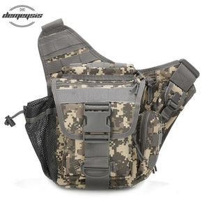 Men's Military Tactical Bag, Molle Army Sport Shoulder Bag, Outdoor Hiking Travel Climbing Bags Crossbody Bag