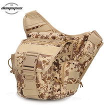 Load image into Gallery viewer, Men&#39;s Military Tactical Bag, Molle Army Sport Shoulder Bag, Outdoor Hiking Travel Climbing Bags Crossbody Bag