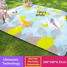 Load image into Gallery viewer, Picnic Mats 200*200cm Camping Moistureproof Outdoor Beach Mat Baby Climb Plaid Blanket Beach Yoga Baby 600D Oxford pad