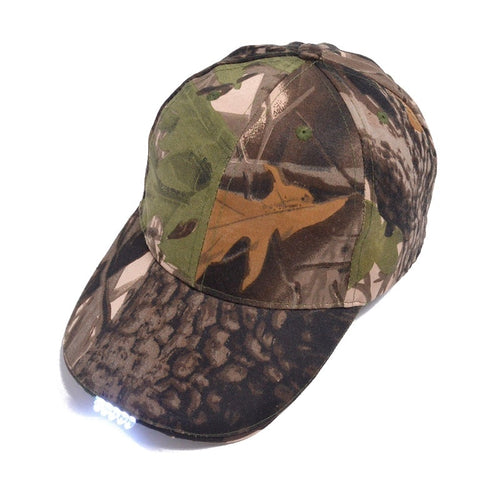 LED Baseball Cap Night Riding Cap Hunting Hat Flashlight Fishing Cap Hiking Cap Sports