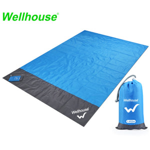 Camping Mat Waterproof Beach Blanket Outdoor Portable Picnic  Ground Mat Mattress Outdoor Camping Picnic Mat blanket 1.4*2m