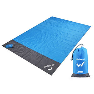 Camping Mat Waterproof Beach Blanket Outdoor Portable Picnic  Ground Mat Mattress Outdoor Camping Picnic Mat blanket 1.4*2m