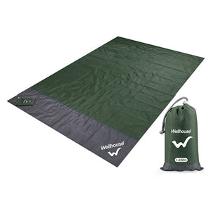 Camping Mat Waterproof Beach Blanket Outdoor Portable Picnic  Ground Mat Mattress Outdoor Camping Picnic Mat blanket 1.4*2m