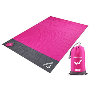 Camping Mat Waterproof Beach Blanket Outdoor Portable Picnic  Ground Mat Mattress Outdoor Camping Picnic Mat blanket 1.4*2m