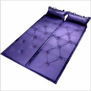 2019 Self Inflating Camping Roll Mat Pad Sleeping Bed 	Polyester Outdoor Automatic Inflatable Pillow Air Mattress