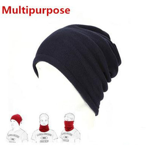 3 In 1 Winter Unisex Women Men Sports Caps Scarves Fleece Warmer Face Mask Beanie Hats Ski Hiking Riding Caps Hats