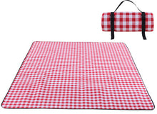 Load image into Gallery viewer, 200*300cm Picnic Mat Camp Carpet machine washable Moisture Proof waterproof durable portable Lattice patter outdoor tent acces