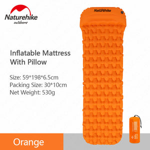 Naturehike Outdoor Camping Mat Inflatable Bag Inflatable Tent Sleeping Pad Ultralight Portable Picnic Air Mat Camping Picnic Pad