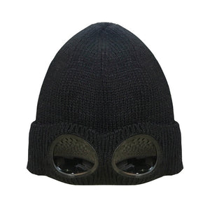 Sports Hiking Ski Cap Unisex Wool Knitted Goggles Thermal Warm Autumn Winter Heat Keeper Ear Snow Cold Protector Sports Cap