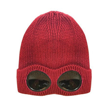 Load image into Gallery viewer, Sports Hiking Ski Cap Unisex Wool Knitted Goggles Thermal Warm Autumn Winter Heat Keeper Ear Snow Cold Protector Sports Cap