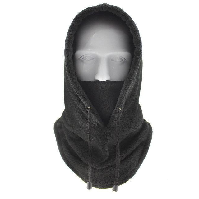 Winter Outdoor Cycling Sports Warm Fleece Cap Windproof Face Mask Scarf Headgear Men Women Camping Hiking Fishing Thermal Hat