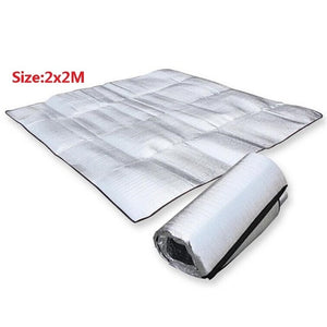 Waterproof Aluminum Foil EVA Camping Mat Foldable Folding Sleeping Picnic Beach Mattress Outdoor Mat Pad 3Size 100~200X200cm