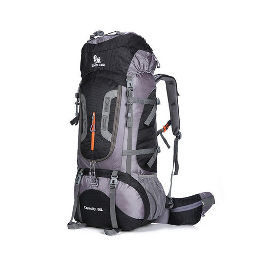 80L Large Capacity Outdoor backpack Camping Travel Bag Professional Hiking Backpack Rucksacks sports bag Climbing package 1.45kg