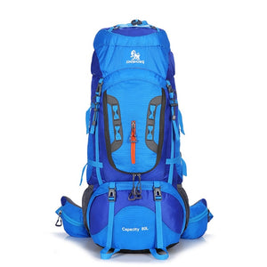 80L Large Capacity Outdoor backpack Camping Travel Bag Professional Hiking Backpack Rucksacks sports bag Climbing package 1.45kg