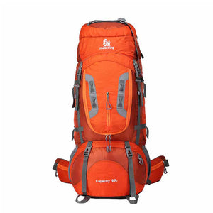 80L Large Capacity Outdoor backpack Camping Travel Bag Professional Hiking Backpack Rucksacks sports bag Climbing package 1.45kg