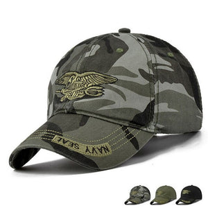 Tactical Baseball Cap Army Camouflage Leisure Cap for Camping Hiking Hunting Fishing Rattlesnake Hats Sniper Accessories
