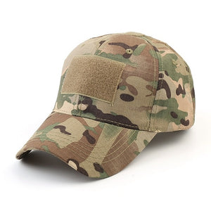 Adjustable Baseball Cap Tactical Summer Sunscreen Hat Camouflage Military Army Camo Airsoft Hunting Camping Hiking Fishing Caps