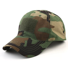 Load image into Gallery viewer, Adjustable Baseball Cap Tactical Summer Sunscreen Hat Camouflage Military Army Camo Airsoft Hunting Camping Hiking Fishing Caps