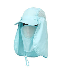 Load image into Gallery viewer, Outdoor Sun Hat UV Protection Ear Flap Neck Cover Fishing Hunting Hiking Cap Unisex Leisure Hat