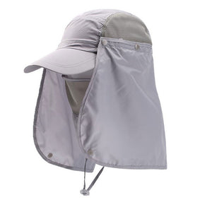 Outdoor Sun Hat UV Protection Ear Flap Neck Cover Fishing Hunting Hiking Cap Unisex Leisure Hat
