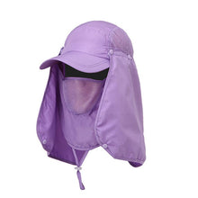 Load image into Gallery viewer, Outdoor Sun Hat UV Protection Ear Flap Neck Cover Fishing Hunting Hiking Cap Unisex Leisure Hat