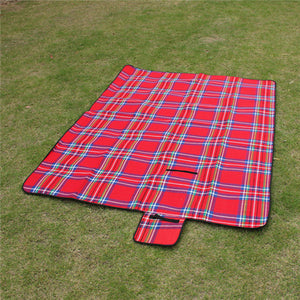 VILEAD 5 Size Outdoor Beach Picnic Folding Camping Mat Waterproof Sleeping Camping Pad Mat Moistureproof Plaid Blanket