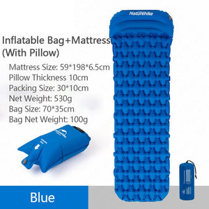 Naturehike Mat Outdoor Camping Inflatable Mattress Ultralight Air Bed Portable Tent Sleeping Pad Camp Moisture-proof Pad