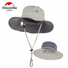 Load image into Gallery viewer, Naturehike Reversible Hats Outdoor Summer Sunblock Fishing Cap Sunshade Hiking Hats Breathable Soft Portable Folding Cap