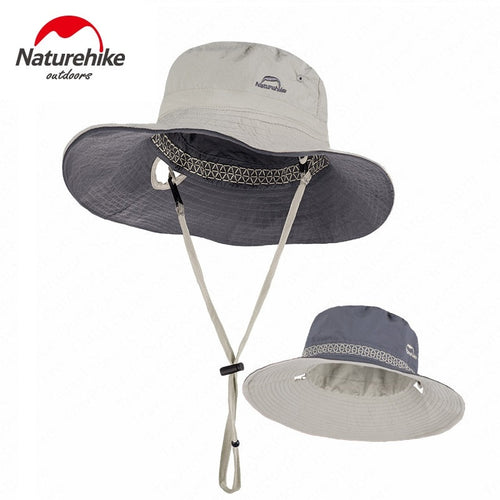 Naturehike Reversible Hats Outdoor Summer Sunblock Fishing Cap Sunshade Hiking Hats Breathable Soft Portable Folding Cap