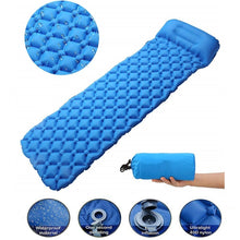 Load image into Gallery viewer, Outdoor Inflatable Sleeping Pad Inflatable Air Cushion Camping Mat with Pillow Air Mattress Sleeping Cushion Inflatable Sofa