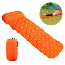 Load image into Gallery viewer, Outdoor Inflatable Sleeping Pad Inflatable Air Cushion Camping Mat with Pillow Air Mattress Sleeping Cushion Inflatable Sofa