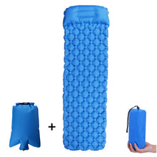 Load image into Gallery viewer, Outdoor Inflatable Sleeping Pad Inflatable Air Cushion Camping Mat with Pillow Air Mattress Sleeping Cushion Inflatable Sofa