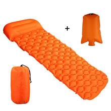 Load image into Gallery viewer, Outdoor Inflatable Sleeping Pad Inflatable Air Cushion Camping Mat with Pillow Air Mattress Sleeping Cushion Inflatable Sofa