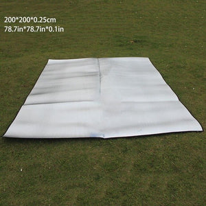 Double Sided Foldable Waterproof Aluminum Foil Mat Portable Outdoor Travel Beach Mat Sleeping Mattress for Camping Hiking NEW