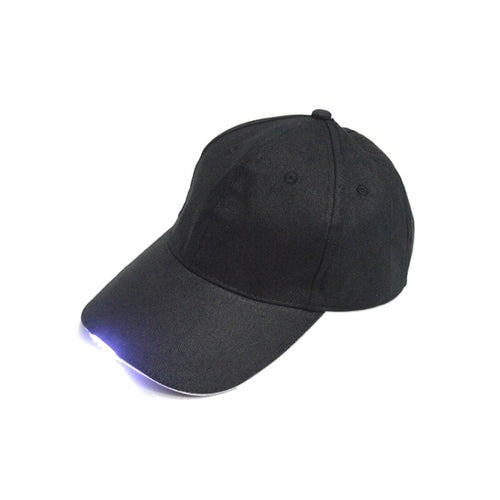 LED Flashlight Fishing Hat Sport Baseball Caps Night Walking Hiking Hunting Cycling  Hats 3 Colors