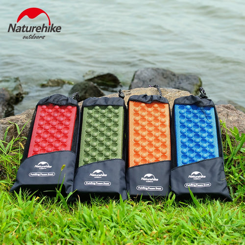 NatureHike Outdoor Ultralight Folding Mat EVA Foam Cushion Moistureproof Mattress Egg Slot Design Comfortable Sitting Pads