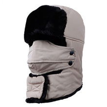 Load image into Gallery viewer, Men Women&#39;s Winter Fleece Hats Outdoor Sports Windproof Warm Cap Hiking Cycling Skiing Fishing Female Male Balaclava Hats