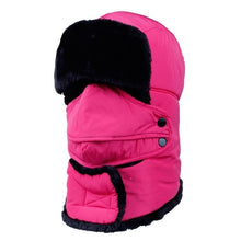 Load image into Gallery viewer, Men Women&#39;s Winter Fleece Hats Outdoor Sports Windproof Warm Cap Hiking Cycling Skiing Fishing Female Male Balaclava Hats