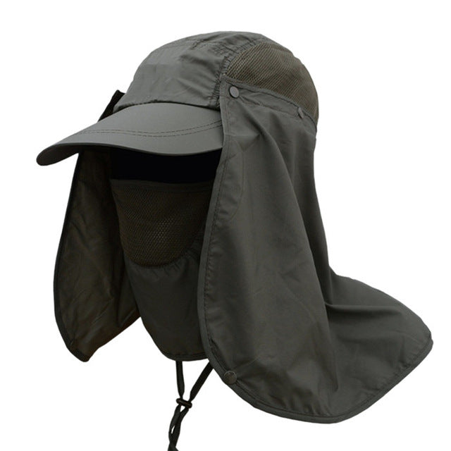 Men/Women Sun Face Mosquitos Protector Hat Big Wide Brim Neck Flap Fishing Climbing Hunting Travel Camping Hiking Cap