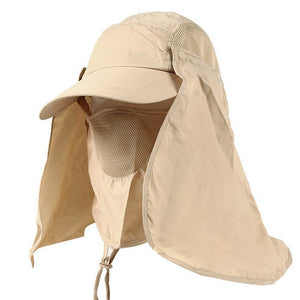 Men/Women Sun Face Mosquitos Protector Hat Big Wide Brim Neck Flap Fishing Climbing Hunting Travel Camping Hiking Cap