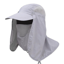 Load image into Gallery viewer, Men/Women Sun Face Mosquitos Protector Hat Big Wide Brim Neck Flap Fishing Climbing Hunting Travel Camping Hiking Cap