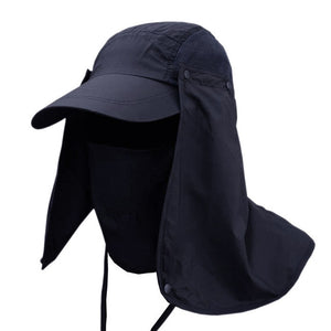Men/Women Sun Face Mosquitos Protector Hat Big Wide Brim Neck Flap Fishing Climbing Hunting Travel Camping Hiking Cap