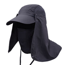 Load image into Gallery viewer, Men/Women Sun Face Mosquitos Protector Hat Big Wide Brim Neck Flap Fishing Climbing Hunting Travel Camping Hiking Cap