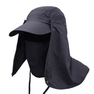 Men/Women Sun Face Mosquitos Protector Hat Big Wide Brim Neck Flap Fishing Climbing Hunting Travel Camping Hiking Cap