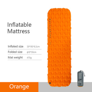 Naturehike Nylon TPU Sleeping Pad Lightweight Moisture-proof Air Mattress Portable Inflatable Mattress Camping Mat